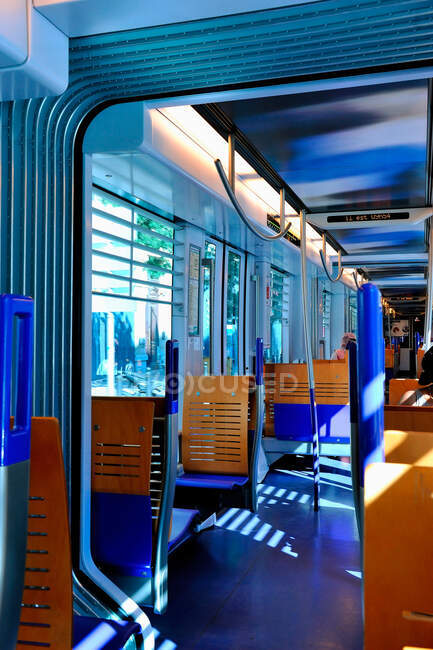 France, Sud-Est, Marseille, tramways neufs — Photo de stock