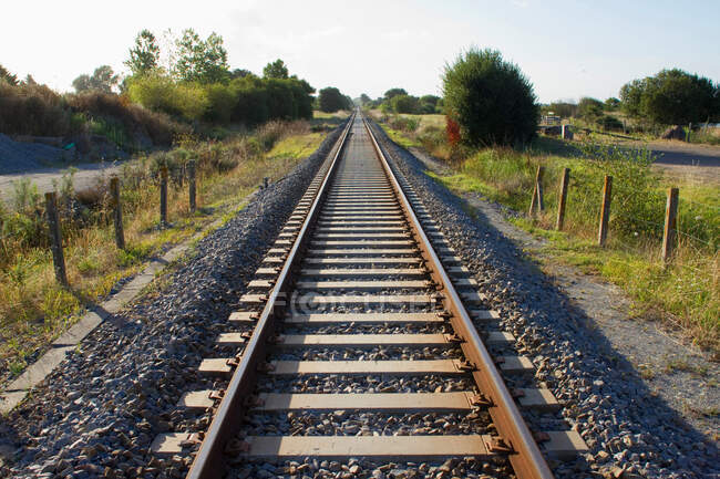 Frankreich, Les Moutiers-en-Retz, Eisenbahn. — Stockfoto