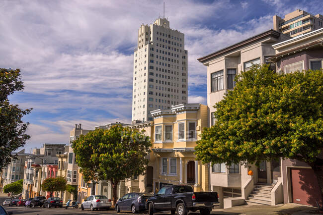 USA, California, San Francisco , Russian Hill district — Stock Photo