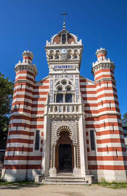 France, Gironde, baie d'Arcachon, Cap-Ferret, chapelle algérienne de L'Herbe — Photo de stock