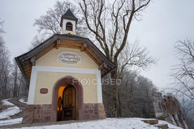 Cappella a Berchtesgaden, Baviera, Germania — Foto stock