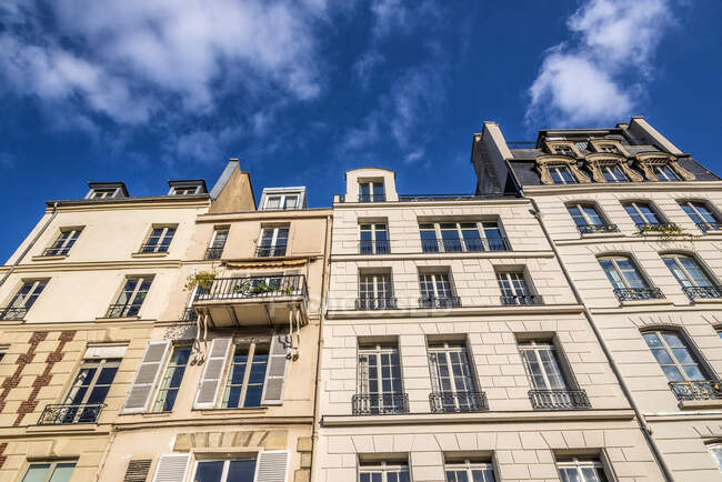 France, Paris, 1er arrondissement, Ile de la Cité, bâtiments du Quai des Orfèvres — Photo de stock