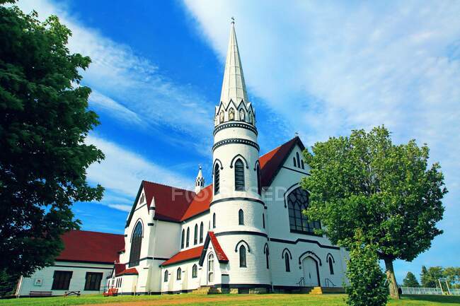 Canadá, Isla del Príncipe Eduardo. Iglesia india del río. - foto de stock