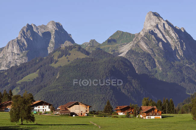 Suiza, cantón de Berna, Región de Hight-Simmental - foto de stock