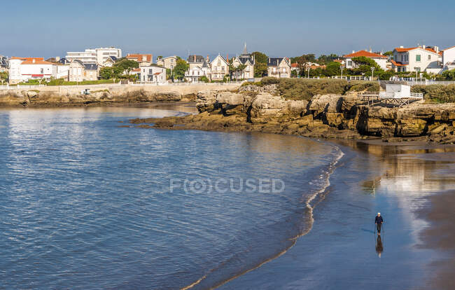 France, Charente-Maritime, Royan, Conche du Chaix and district of Pontillac — Stock Photo