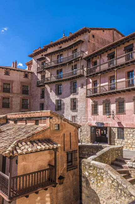 España, comunidad autónoma de Aragón, provincia de Teruel, Albarracin vilage (Aldea más bella de España)) - foto de stock