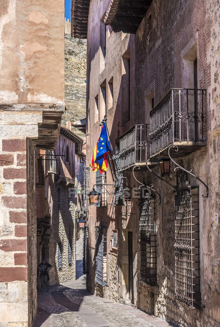 Spagna, comunità autonoma di Aragona, Provincia di Teruel, Albarracin vilage — Foto stock