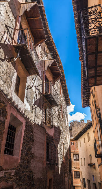 Spagna, comunità autonoma di Aragona, Provincia di Teruel, Albarracin vilage (Villaggio più bello della Spagna)) — Foto stock