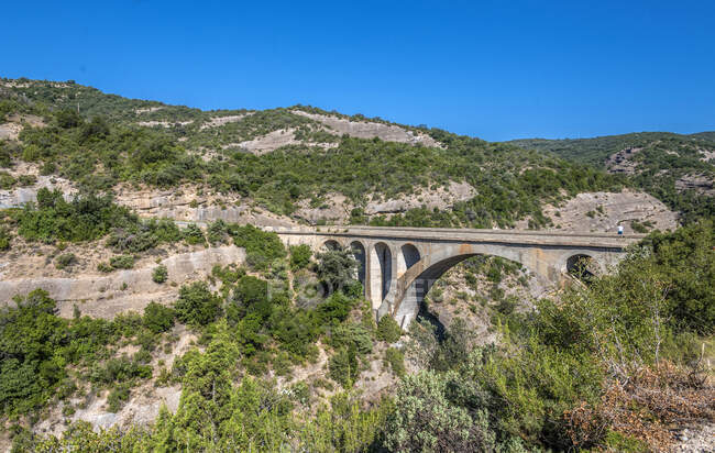 Spagna, comunità autonoma di Aragona, Parco Nazionale della Sierra e Guara Canyons, barranco Las Gargantas — Foto stock