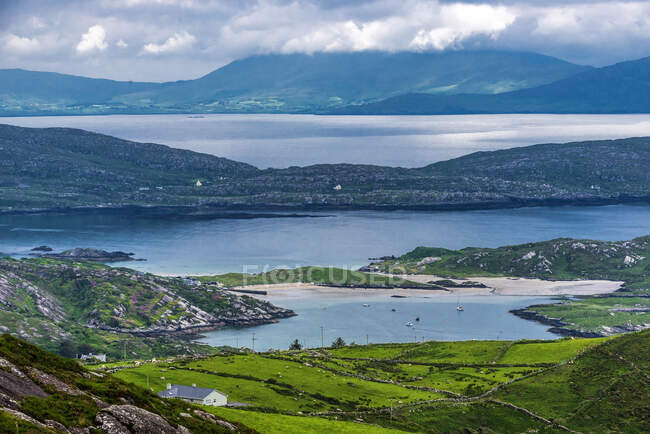 République d'Irlande, Comté de Kerry, Iveragh Paninsula, Anneau de Kerry, paysage — Photo de stock