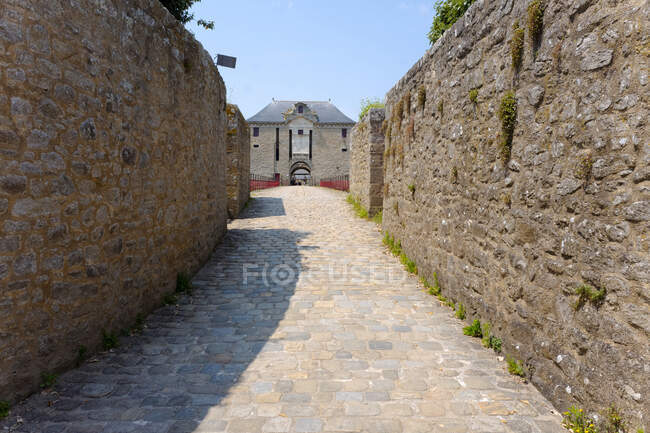 Europa, França, Bretagne, Morbihan, Port Louis, la Citadelle — Fotografia de Stock