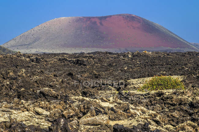 Spanien, Kanarische Inseln, Insel Lanzarote, Vulkangebiet — Stockfoto