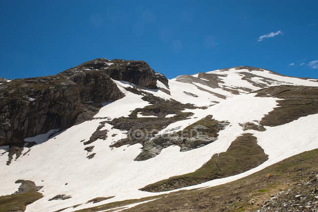 Francia, Saboya, glaciares del col du Galibier - foto de stock