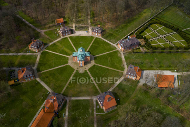 Europa, Deutschland, Sgel, Schloss Clemenswerth — Stockfoto