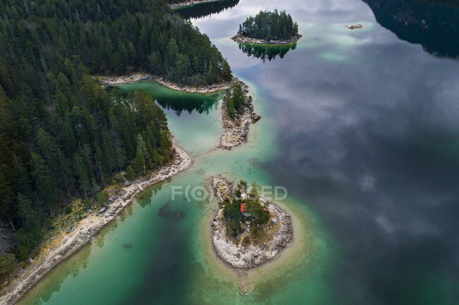 Europe, Allemagne, Lac Eibsee — Photo de stock