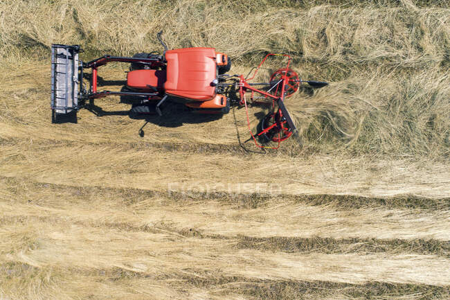 Máquina de granja, vista superior - foto de stock