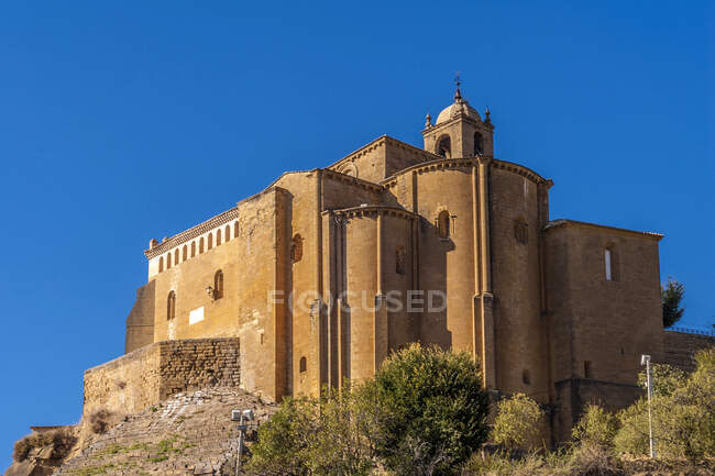 Испания, Aragon, Church of Murillo de Gallego — стоковое фото