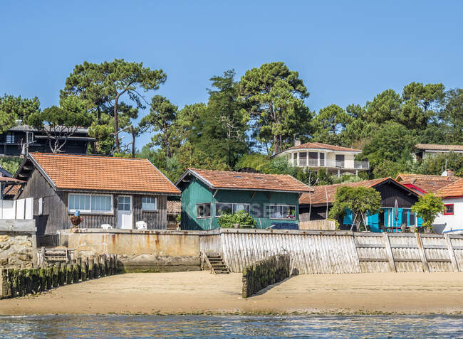 France, Arcachon bay, Cap Ferret, oyster village of l'Herbe — Stock Photo