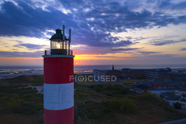 France, Hauts de France, Pas de Calais, Berck sur Mer. Lighthouse — Stock Photo