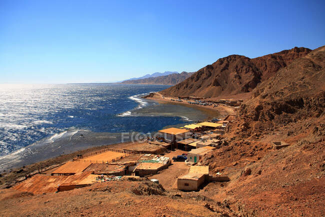 Egito, Dahab, Blue Hole, local de mergulho. — Fotografia de Stock