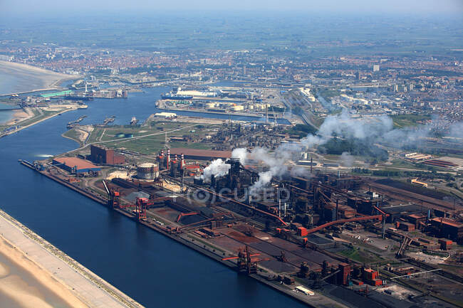 Francia, Nord, Dunkerque, il porto — Foto stock