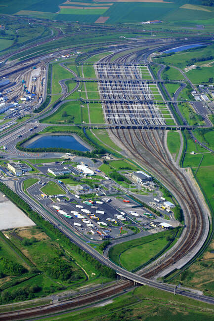 Frankreich, Pas-de-Calais, Eurotunnel — Stockfoto