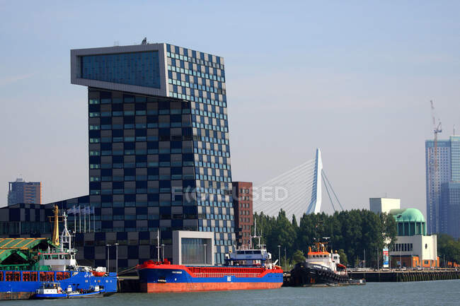 Нидерланды, Южная Голландия, Роттердам, порт — стоковое фото