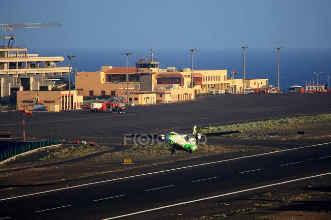 Spain, Canary islands, La Palma, airport — Stock Photo