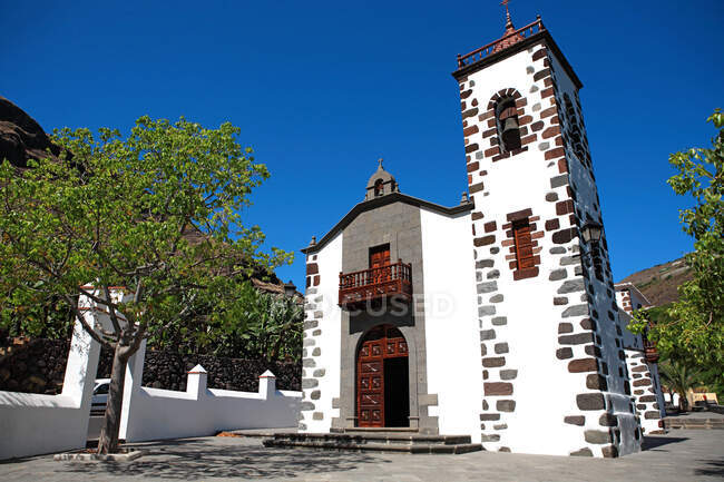 Espanha, Ilhas Canárias, La Palma, Tazacorte, nuestra senora de las angustias igreja — Fotografia de Stock