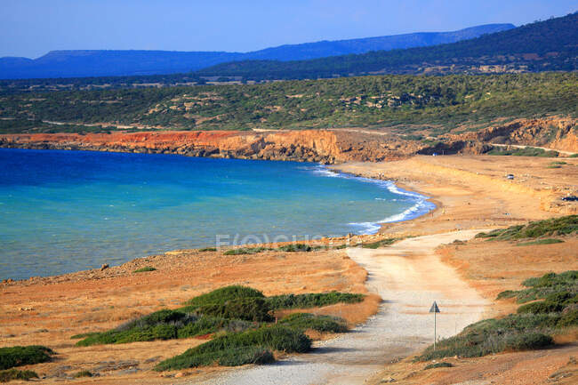 Chipre, vista a Drepano - foto de stock