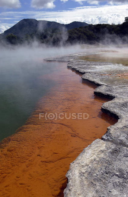 Champagne Pool - Nuova Zelanda — Foto stock