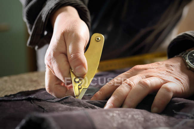 Pelle tagliata a pelo — Foto stock