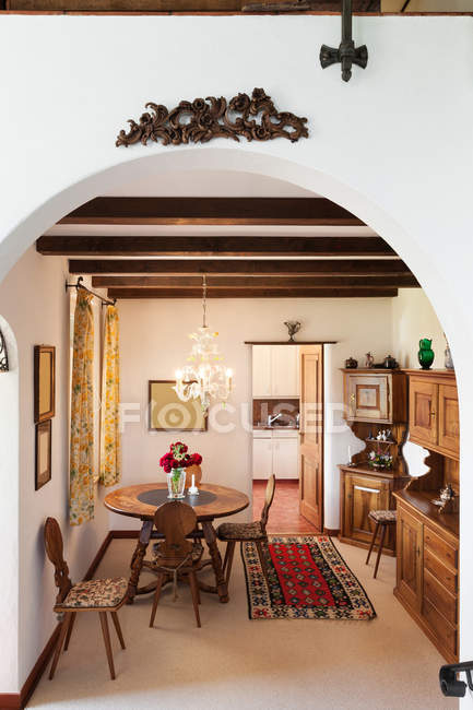 Interno della vecchia casa — Foto stock