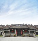 Восточно-азиатское здание Академии Чэнь в Китае, Азия — стоковое фото