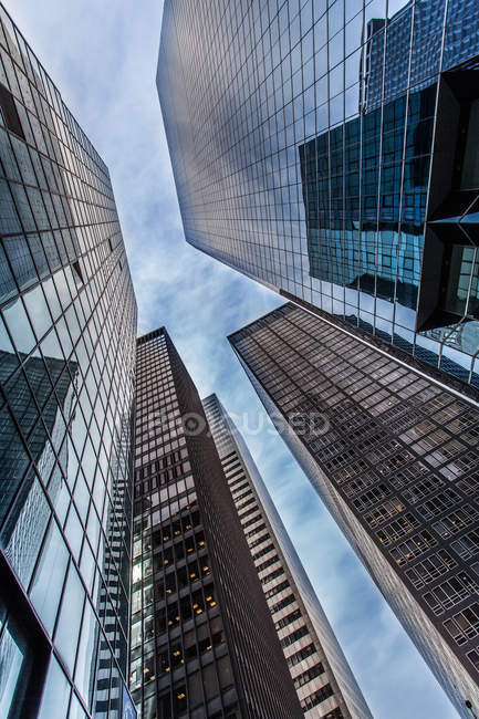 Centro de negócios moderno em Nova York — Fotografia de Stock