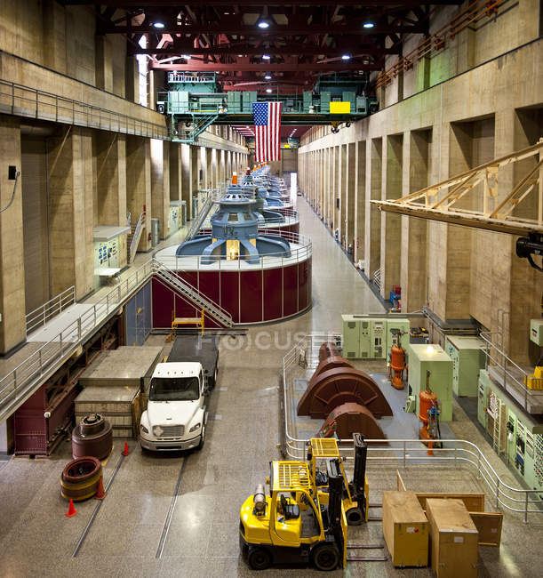 Interior of Hoover Dam — Stock Photo