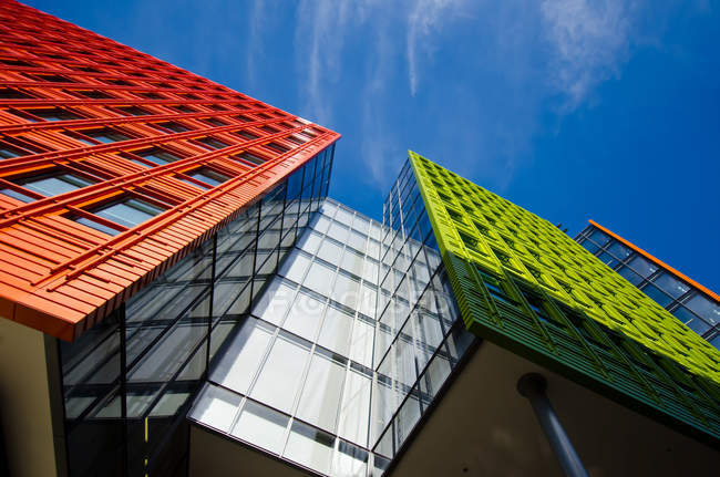 Office building in London with blue sky — Stock Photo