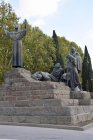 Monument San Francesco Di Assisi près de Basilique Saint Jean Latran à Rome, Italie — Photo de stock