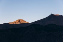 Bellissime montagne con ombra in Marocco, Africa — Foto stock