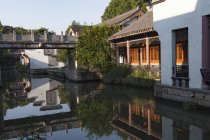 Традиційна китайська архітектура в Нанкіні, Цзянсу, Китай — стокове фото