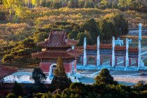 Vista aerea delle antiche tombe orientali Qing, Zunhua, Hebei, Cina — Foto stock