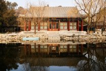 Architettura del Palazzo d'Estate a Pechino, Cina — Foto stock