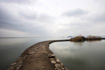 Hermosa vista del lago Tai, Taihu, Wuxi, provincia de Jiangsu, China - foto de stock