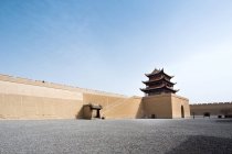 Architettura antica a Jiayuguan, provincia di Gansu, Cina — Foto stock