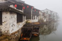Ciudad antigua, Wuxi, provincia de Jiangsu, China - foto de stock