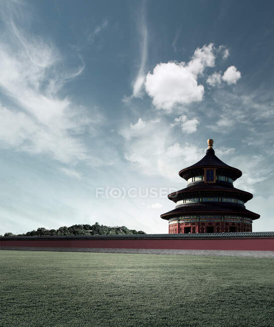 Beijing templo del cielo parque - foto de stock