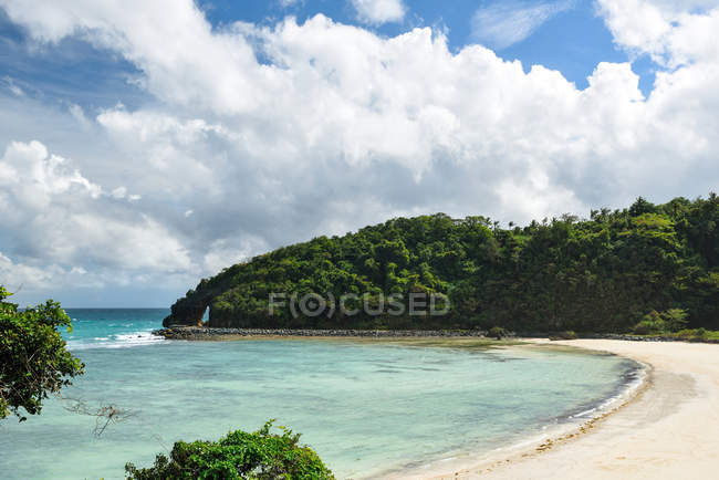 Bellissimo paesaggio balneare nell'isola di Boracay, Filippine — Foto stock