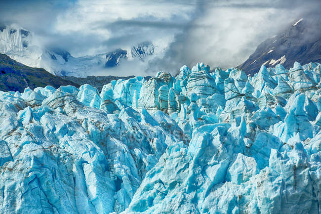 Incrível vista natural do majestoso iceberg no Alasca — Fotografia de Stock