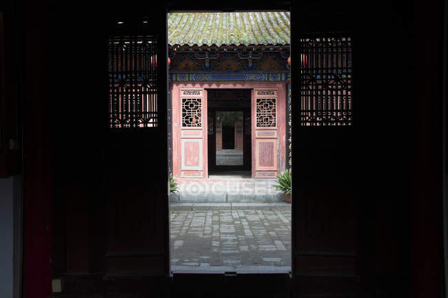 Sala commemorativa Cai Lun della contea di Yangxian, provincia dello Shaanxi, Cina — Foto stock