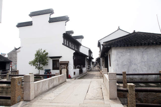 Buildings on Hutong Alley at Suzhou, Jiangsu province, China — Stock Photo
